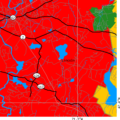 Lincoln map