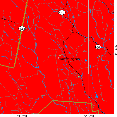 Worthington map