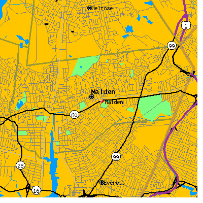 Malden map