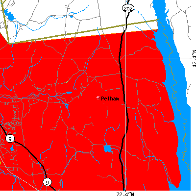 Pelham map