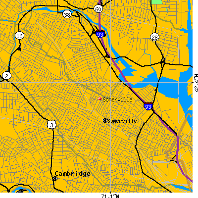 Somerville map