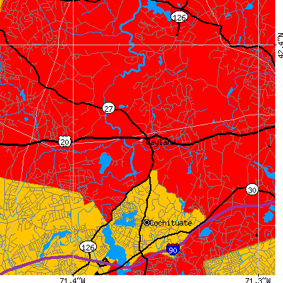 Wayland map