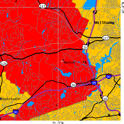 Weston map