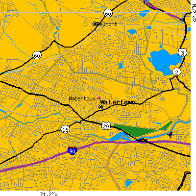 Watertown map