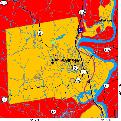 Northampton map