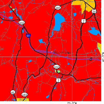 Stockbridge map