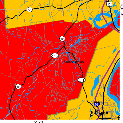 Easthampton map