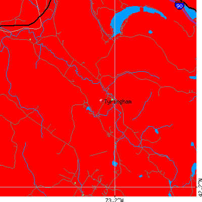 Tyringham map