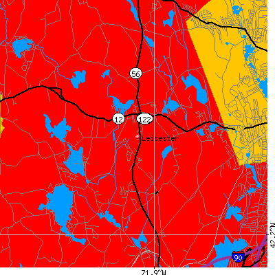 Leicester map