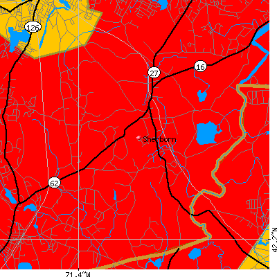 Sherborn map