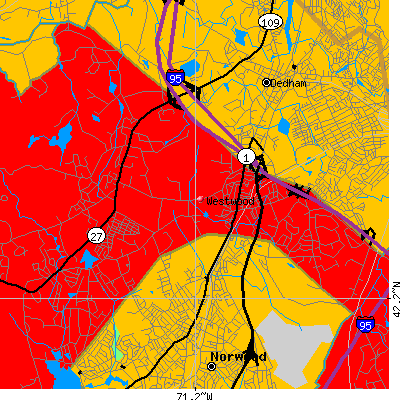 Westwood map