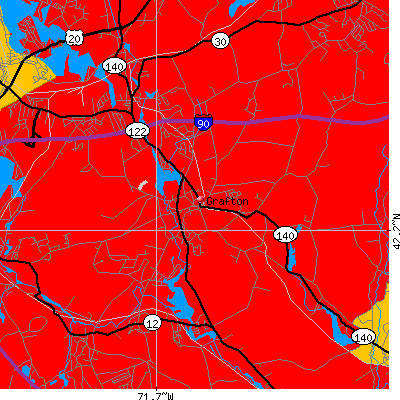 Grafton map