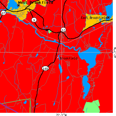 Brookfield map