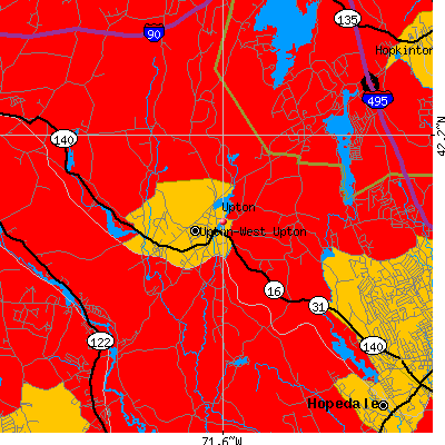 Upton map