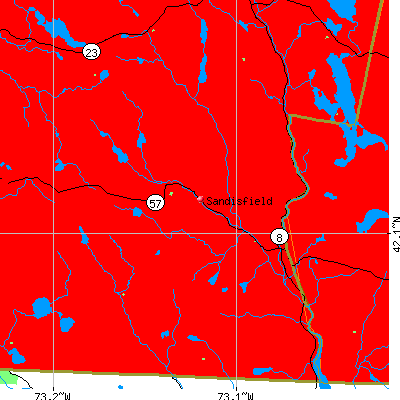 Sandisfield map