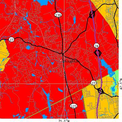 Stoughton map