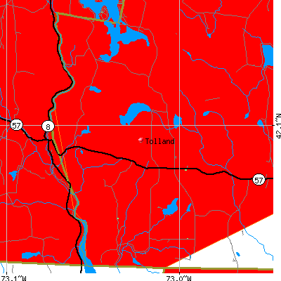 Tolland map