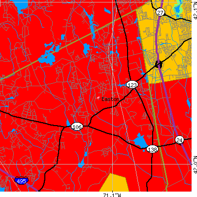 Easton map
