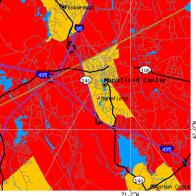 Mansfield map