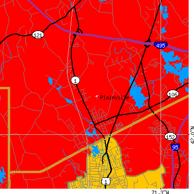 Plainville map
