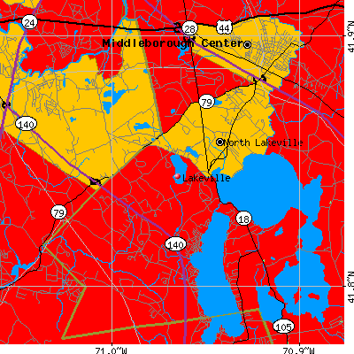 Lakeville map