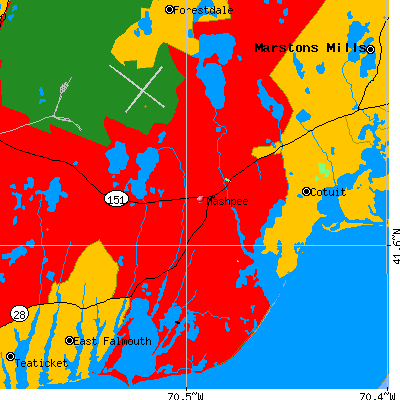 Mashpee map
