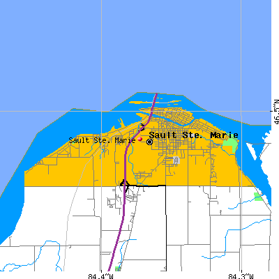 Sault Ste. Marie map