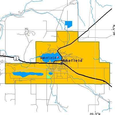 Wakefield map