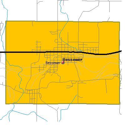 Bessemer map