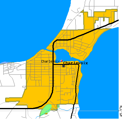 Charlevoix map
