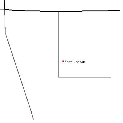 East Jordan map