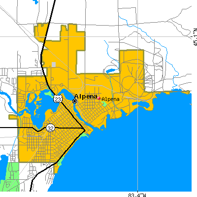 Alpena map