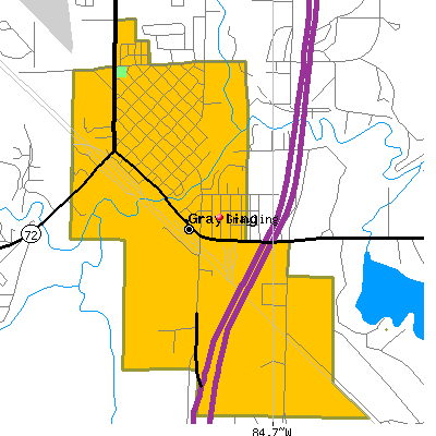 Grayling map