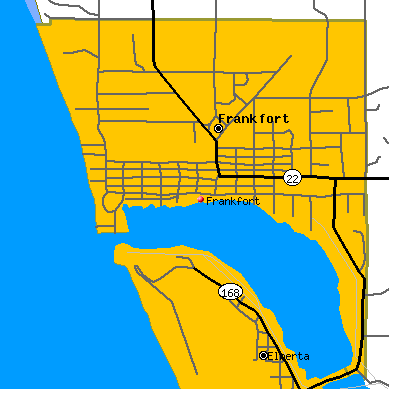 Frankfort map