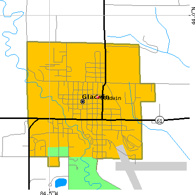 Gladwin map