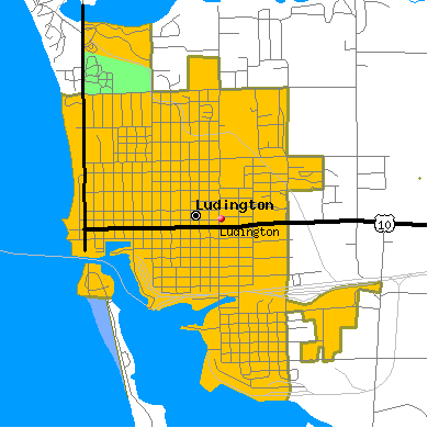 Ludington map