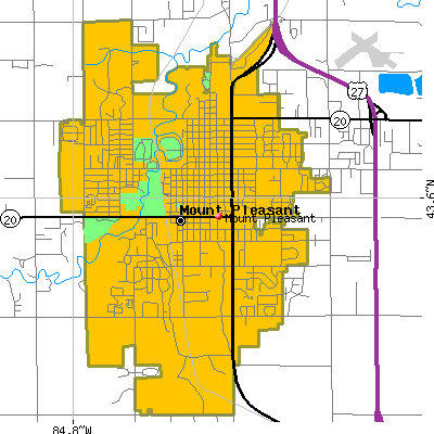 Mount Pleasant map