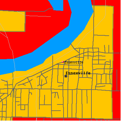 Essexville map