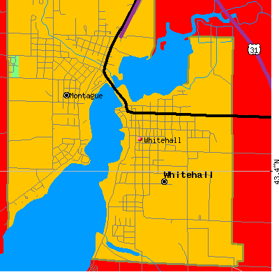 Whitehall map