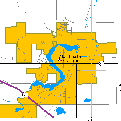 St. Louis map