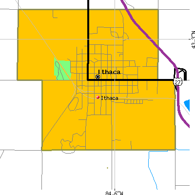 Ithaca map
