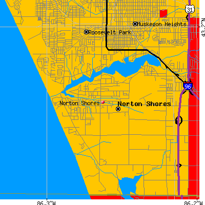 Norton Shores map