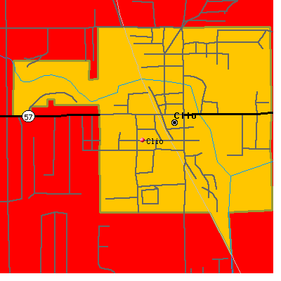 Clio map