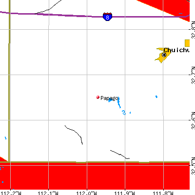 Papago map