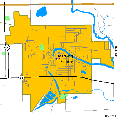 Belding map