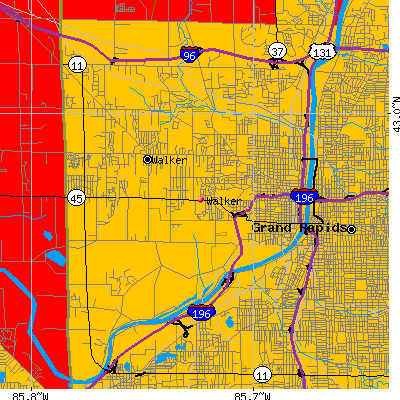 Walker map