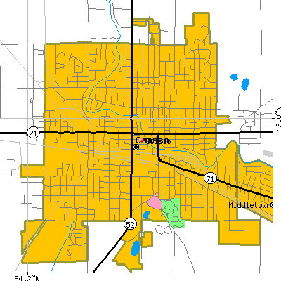 Owosso map