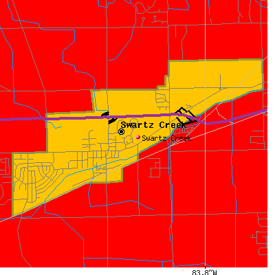 Swartz Creek map