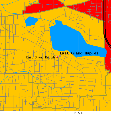 East Grand Rapids map