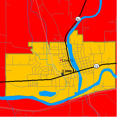 Lowell map